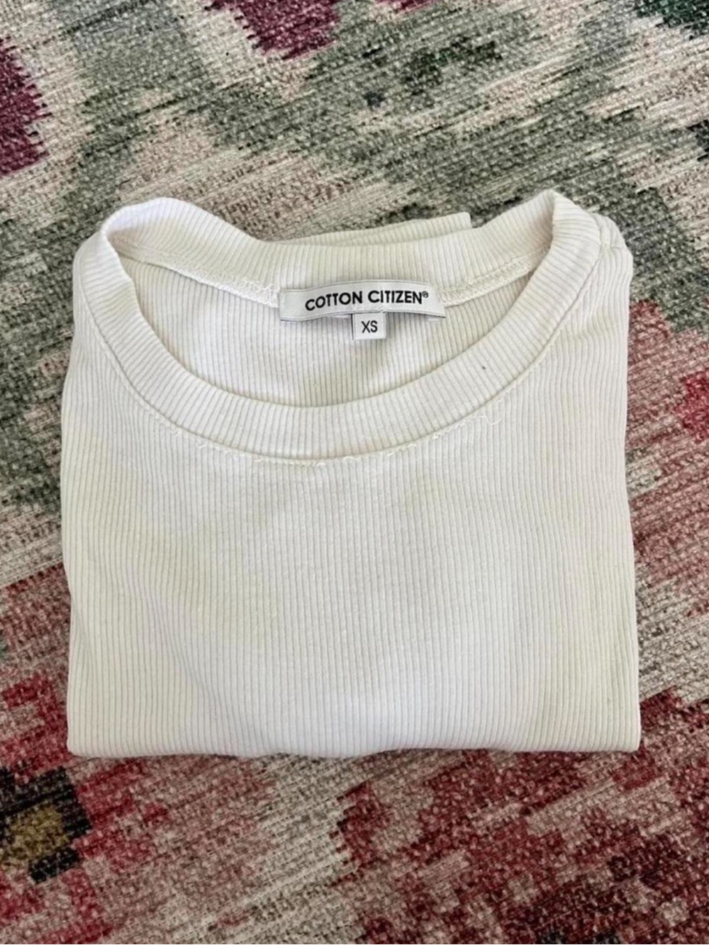 Soft Ribbed Cotton Citizen Tops Size XS